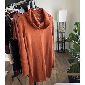 Fall sweater dress